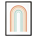 Plakat Rainbow Boho - Plakat dla dzieci