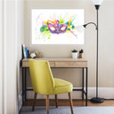 Wallprint Buttafly - Mardi Gras