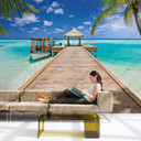 Fotobehang Papierbehang Beach Resort