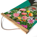 Płótno, baner, obraz z tkaniny Frida Floral Studio - Portret Frida