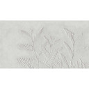 Relief palmeblad 3D fototapet i gråt - non-woven tapet