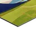 Wanddecoratie Zomerwandeling bij het bergmeer - Rivers - Alu-Dibond
