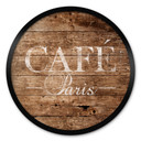 Plakat Café Paris - okrągły