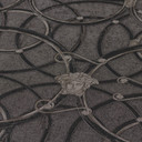 Versace Papier peint de designer - argent, Noir