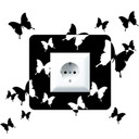 Wallsticker Sommerfugl Linette