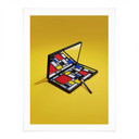 Paleta do makijażu Plakat w stylu Piet Mondrian - Pozdniakov