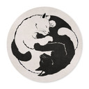 Plakat Koty Ying & Yang - Tunaboylu - Okrągły