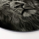 Tableau en Alu-Dibond Lion - Rond