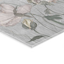Acrylglas Vintage stijl bloemen in grijs - Ms Tiff