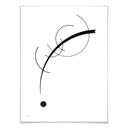 Plakat Kandinsky - Krzywa w punkt