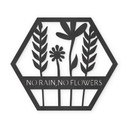 MDF - Dekoracja drewniana - Kwiaty w sześciokącie - No Rain No Flowers