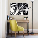 Zelfklevende Poster - Sound of a Street Musician