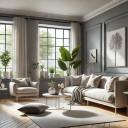 Pintura interior gris satinado mate I Miraculous Mackerel | crear un ambiente elegante y moderno | T