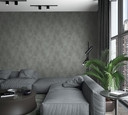 Non-woven tapet i betonlook, antracit Tekstur