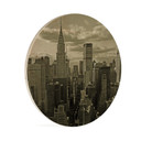 Obraz drewniany Manhattan 2 - okrągły