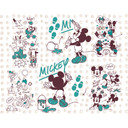 Non-woven tapet - Mickey og venner - 350 x 280 cm