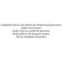 Wandtattoo Schokoladengemüse