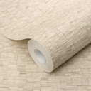 Non-woven tapet i beige greige med en fin vävd struktur subtil modern tidlös