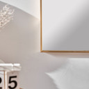 Wandspiegel gold gebogen - Glasgow - 30x90 cm