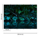 Grøn fototapet Designwalls non-woven tapet Tropisk regnskov natur