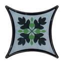 Carrelage adhésif Feuilles d'ornement - Set de 10  en 8x8 cm l'un