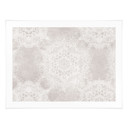 Plakat Soft mandala na szaro-beżowym tle - Bloomery Decor