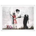 Plakat Banksy - Policjant przeszukujący dziewczynę
