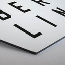 Hexagon - Alu-Dibond - Typografi Berlin