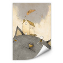 Muurprints Loske - Kattenhuis