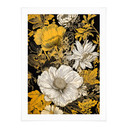 Plakat Kwiaty - Blossom splendour in ochre - Jaszke
