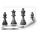 Poster autocollant - W - Échiquier