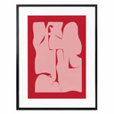 Plakat Nordic Creators - Abstrakcyjna czerwień