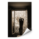 Zelfklevende Poster - View from the Window