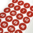 Wallsticker Adventskalender talklistermærker  02