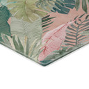 Salpicadero de cocina Hojas tropicales en la selva Rosa - Bloomery Decor