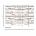 Fototapeta panel drewniany Wood2 w kolorze szarobeżowym - włóknina Designwalls 2 - 2,55 x 3,5 m
