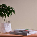 Livingwalls Vliestapete Diamonds Tapete Uni beige,
