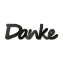 Acrylbuchstaben Danke