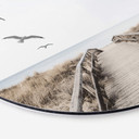 Tableau sur alu-Dibond rond Vue sur la mer Baltique