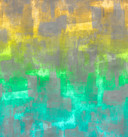 Papier peint photo motifs aplats de couleurs abstraites dans les tons vert, jaune et gris avec struc