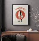 Plakat Imagine Peace - Dwa dla pokoju i nadziei - Retrodrome