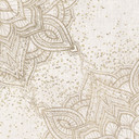 Fototapeta Ornamenty - Elegancka mandala w kolorze piaskowego złota - Bloomery Decor