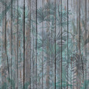 Fototapeta LeavesOnWall w kolorze szarobrązowym - włóknina Designwalls 2 - 2,55 x 3,5 m