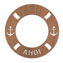 Holzdeko Mahagoni - Ahoi - Rettungsring