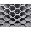 grå og sort non-woven tapet Designwalls HoneycombStructure betonlook