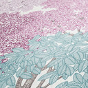 Architects Paper Floral Impression - Papier peint intissé de forêt, rose