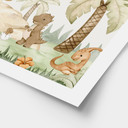 Plakat dla dzieci Małe dinozaury w wielkiej podróży odkrywczej - Oliver Robins