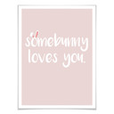 Plakat, który kocha Somebunny