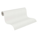 Papel pintado sencillo de textura fina crema - Papel pintado no tejido de aspecto textil ligero