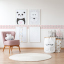 A.S. Création Lovely Kids Frise autocollante enfant - Rosé